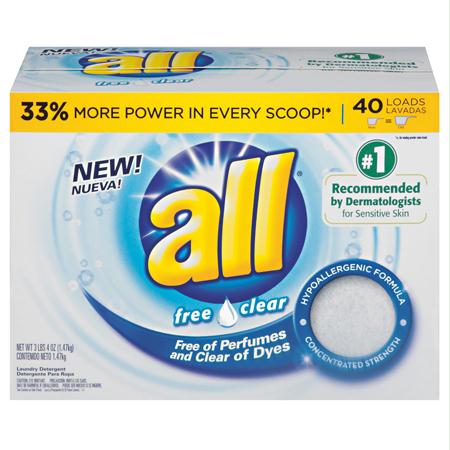 all Free & Clear Powder Laundry Detergent(52 oz.)
