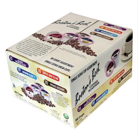 Boston's Best Coffee Assorted Single Pack(80 ct.)