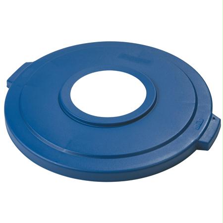 Carlisle Bronco Recycling Containers & Lids-Blue(Lid For 44 Gal.)