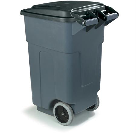 Carlisle Roll-Away Waste Container-Gray(50 Gal.)