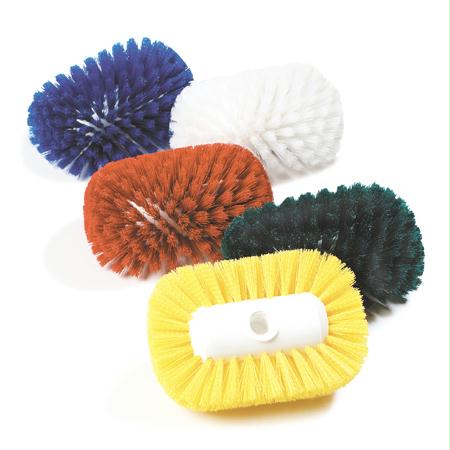 Carlisle Sparta Spectrum Tank & Kettle Brushes-Green(5 1-2" x 7 1-2")