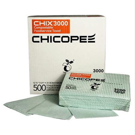 Chicopee Chix 3000 Compostable Towel(12 3-8 x 21")