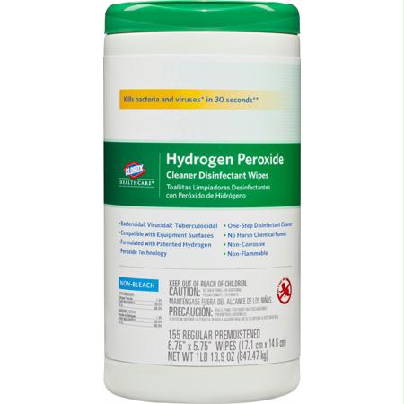 Clorox Healthcare Hydrogen Peroxide Clinical Wipe(155 ct.)