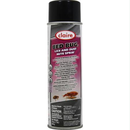 Claire Bed Bug, Lice Dust Mite Killer(16 oz Net Wt.)
