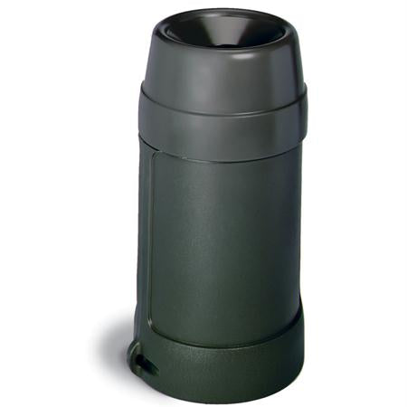 Continental Funnel Top 24 Gal. Receptacles-Black
