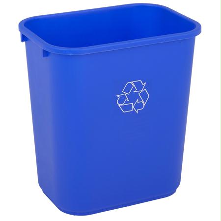 Continental Recycle Rectangular Wastebasket(28 1-8 qt.)