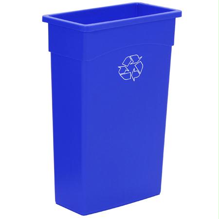 Continental Wall Hugger Recycling Receptacle(23 Gal.)