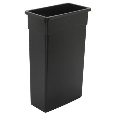 Continental Wall Hugger 23 Gal. Receptacles-Grey