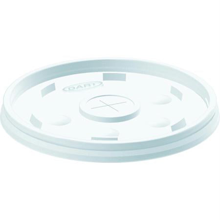 Dart Translucent Straw Slotted Lids