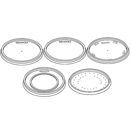 Dart Vented and Non-Vented Lids