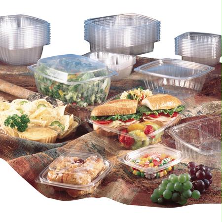Dart ClearPac Containers and Lids-Clear(6 oz.)