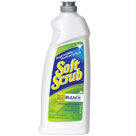 Dial Soft Scrub Antibacterial Cleanser w-Bleach(24 oz.)