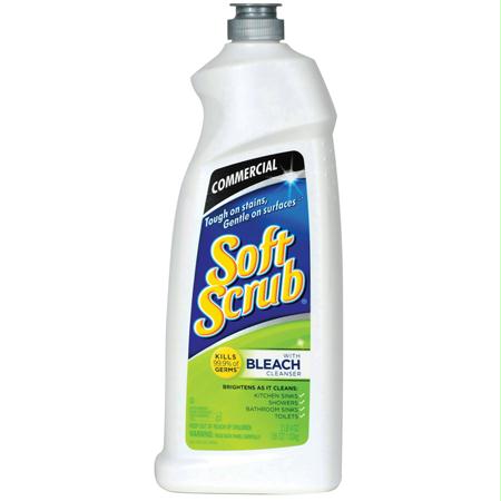 Dial Soft Scrub Disinfectant Cleanser w-Bleach(36 oz)