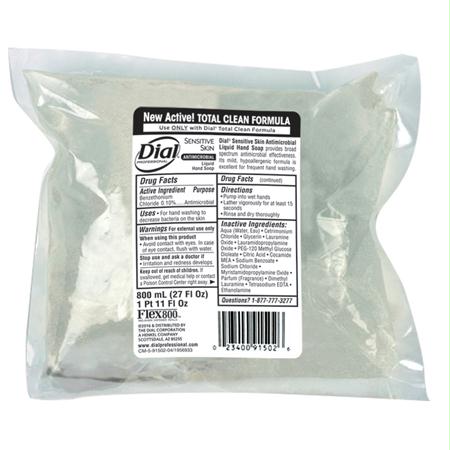 Dial Sensitive Skin Antimicrobial Hand Soap(800 mL)