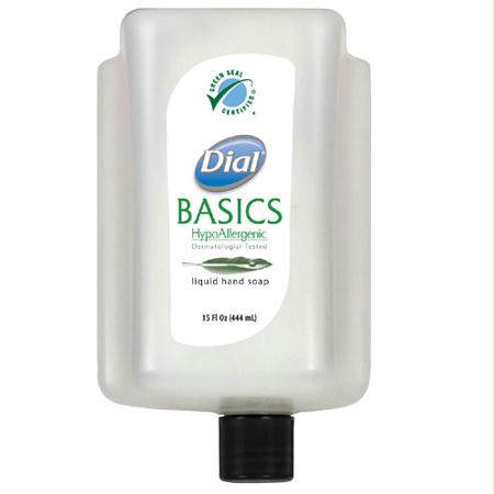 Dial Basics Hypoallergenic Liquid Soap Refill(15 oz.)