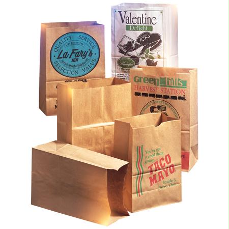 Duro Satchel Bottom Barrel Sacks-Kraft(10 1-8 x 6 3-4 x 14 3-8)