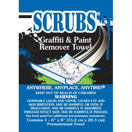 ITW Dymon Scrubs Graffiti & Spray Paint Remover Towel(Single Pack)