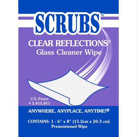 ITW Dymon Clear Reflections Glass Cleaner Wipe(Single Packet)