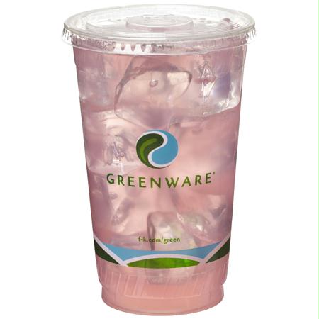 Fabri-Kal Greenware Cold Drink Cups-Clear(9 oz.)