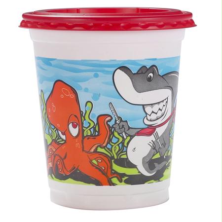 Fabri-Kal Kid's Cup w-Lid(12 oz. Undersea)