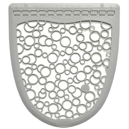 Fresh P-Shield Urinal Mats-Black-Black