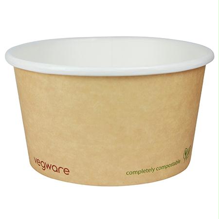 Berkley Square Vegware Kraft Soup-Ice Cream Cup(12 oz.)