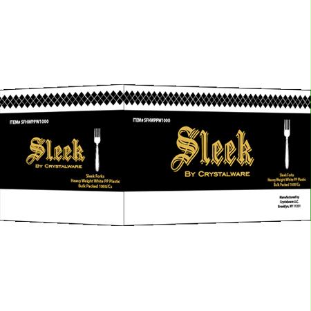 Sleek Medium Heavy Weight Cutlery-Black(Fork)