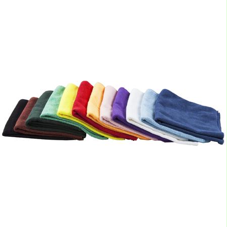 16" x 16" Microfiber Towels-Brown