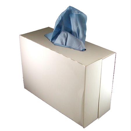 Spunlace Creped Wipers-Blue(12" x 13")
