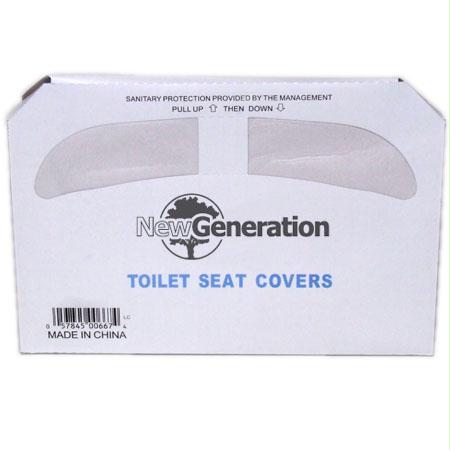 New Generation Toilet Seat Covers-White(15" x 10 � x 1")