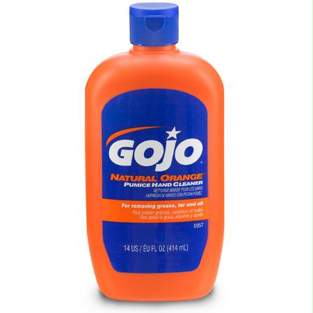 GOJO Natural Orange Pumice Hand Cleaner(14 oz. Bottle)