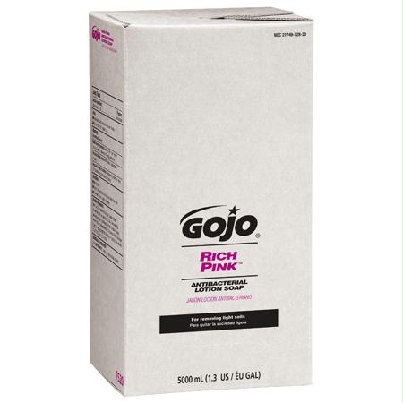GOJO Rich Pink Antibacterial Lotion Soap(5000 mL PRO? TDX?)
