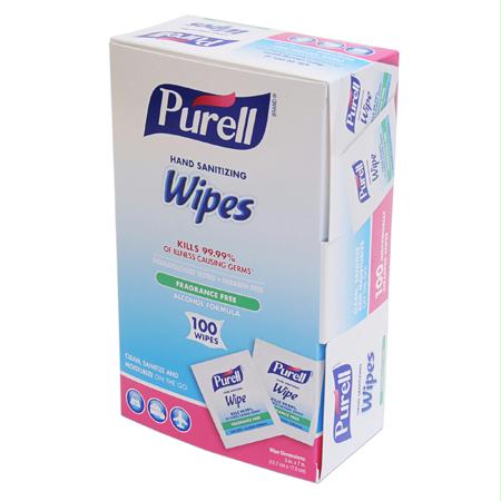 GOJO Purell Sanitizing Hand Wipe(100 ct. Box)
