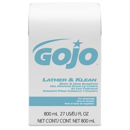 GOJO Lather & Klean Body & Hair Shampoo(800 mL BIB)