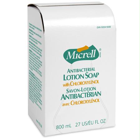 GOJO Micrell Antibacterial Lotion Soap Refill(800 mL BIB)