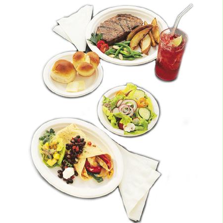 Chinet Classic White Molded Fiber Tableware(8 3-4")
