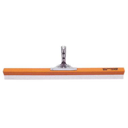 Impact Duo-Durometer Plastic Squeegee-Silver-Orange(24")