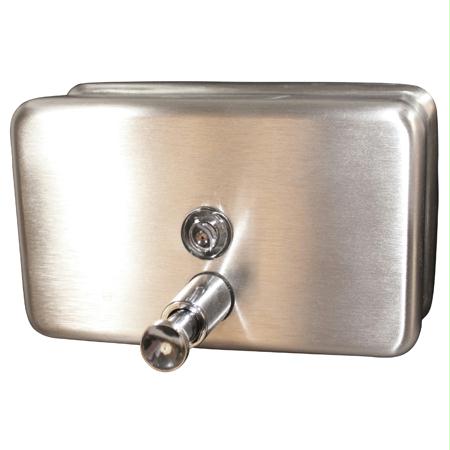 Impact Horizontal Stainless Steel Lotion Soap Dispenser
