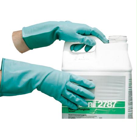 Impact Flock Lined and Unlined Nitrile Gloves(XL)