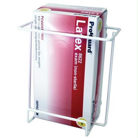 Impact Disposable Glove 1 Box White Wire Dispenser