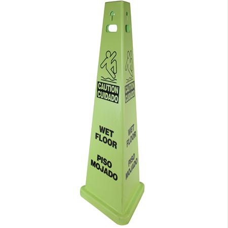 Impact TriVu "Wet Floor" 3-Sided Safety Sign