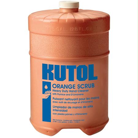Kutol Orange Scrub w- Pumice -(Gal., Flat Top)
