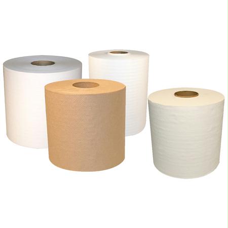 Merfin Signature White Roll Towels(7.5" x 800')