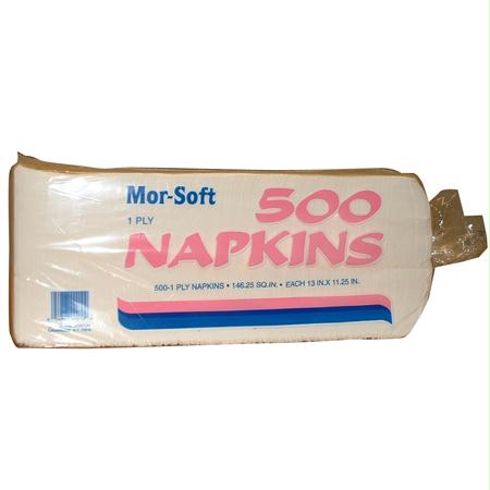 Morcon Mor-Soft 1 Ply Luncheon Napkin(11" x 13")