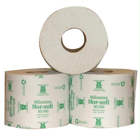 Morcon Millennium Mor-Soft 1 Ply Bath Tissue(4" x 4.5")
