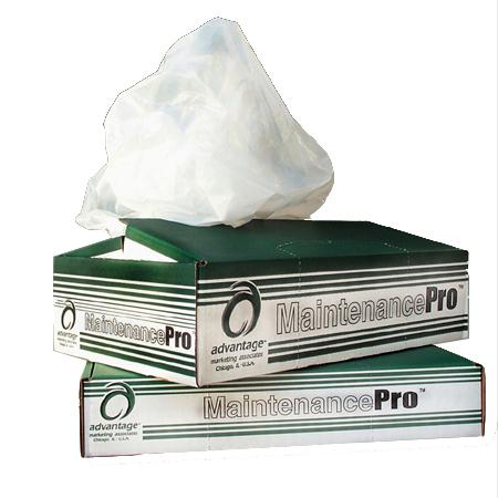 Advantage MaintenancePro Low Density Can Liners-Black(43 x 47)