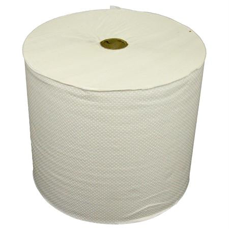 Nvi LoCor Proprietary Hard Wound White Roll Towel(7" x 800')