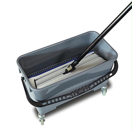 O Cedar Microfiber Charging Bucket w-Lid & Strainer