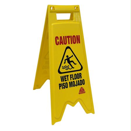 O Cedar Bilingual Floor Safety Sign