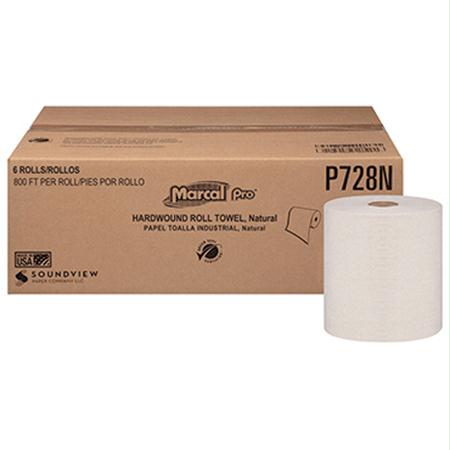 Marcal Pro Hardwound Roll Towels-Natural(7.87" x 800')